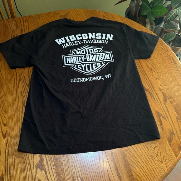 Harley-Davidson Black Graphic T-Shirt for Men Size Large - Picture 6 of 6